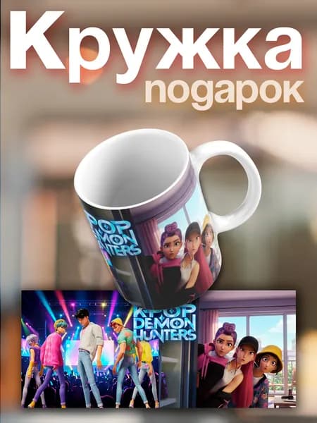 Кружка Кейпоп-охотницы на демонов кружка (KPop Demon Hunters)