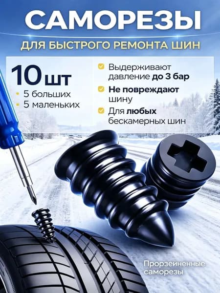 Набор для ремонта шин, 10 шт.