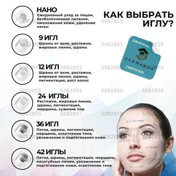 Картридж Винт для дермапена /12 игл/ 10 шт