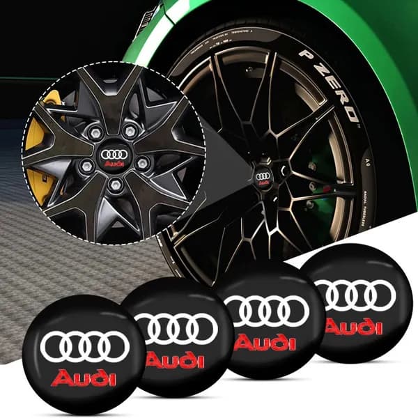 ауди (Audi) автомобильных колпачков для ступиц диаметром 56 мм 4 шт