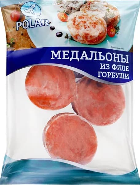 Медальоны замороженные POLAR из филе горбуши, 400г