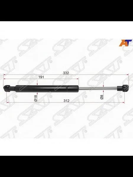 Амортизатор капота для БМВ 520d ST51237008745