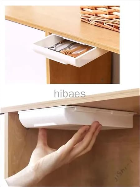 Органайзер с выдвижными ящиками 22x11x3.2 см 1 шт пластик белый