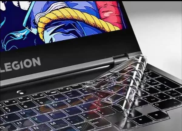 Накладка на клавиатуру для MacBook Air 13 M2-M5Раскладка US-RU с гравировкой, прозрачный