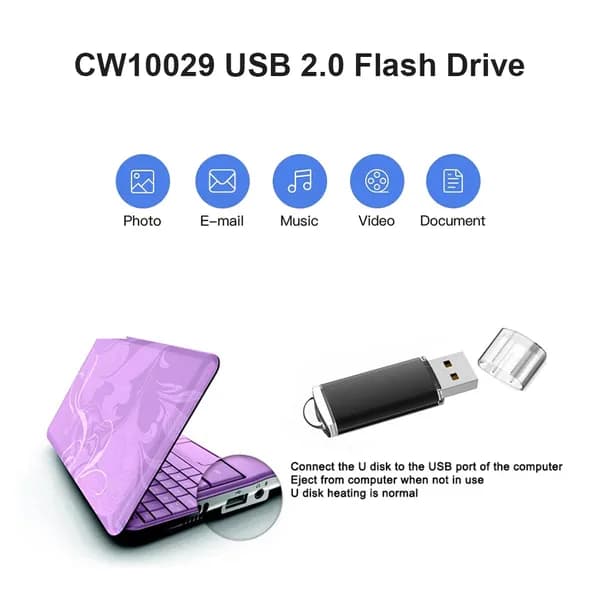 Флеш-накопитель CW10029, 64 МБ, совместим с Windows и Mac OS
