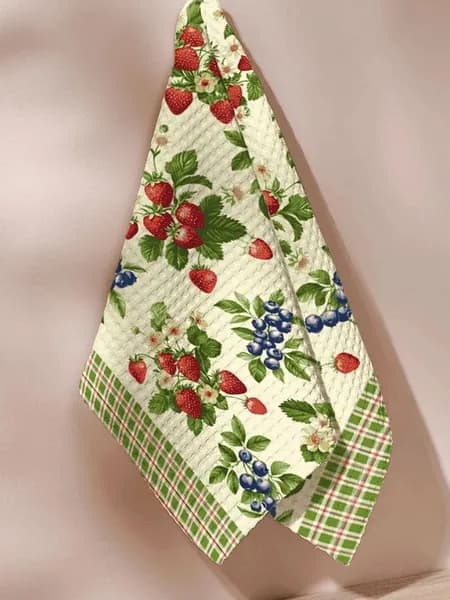 Полотенце кухонное, Вафельная фактура, 48x96, 1шт