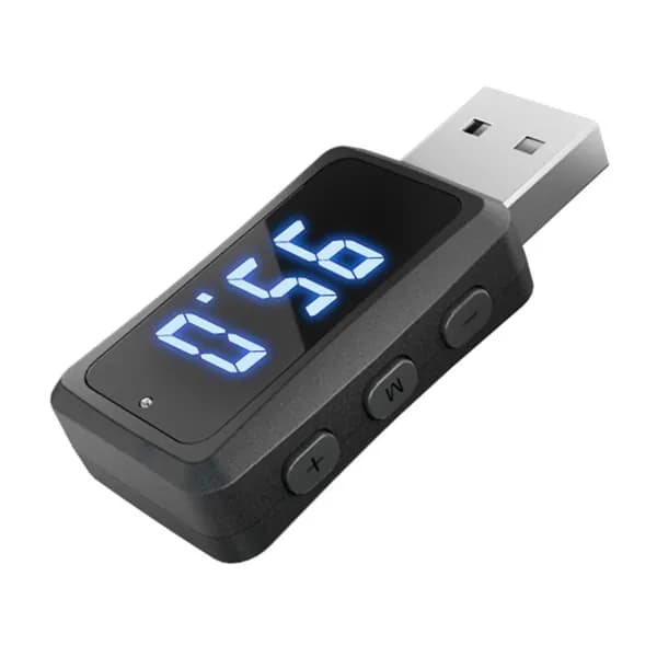 FM-передатчик USB с Bluetooth 5.3 и дисплеем для автомобиля