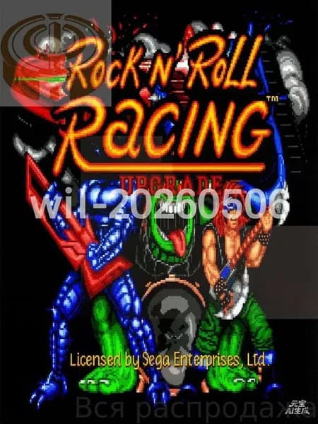 Картридж для 16 bit " Rock n' Roll Racing Update (RUS)" (без коробки)