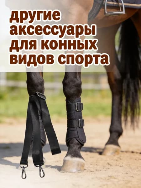Эластичные нейлоновые ремни для ног лошадиной попоны в комплекте 2 шт, с двойными поворотными защелками