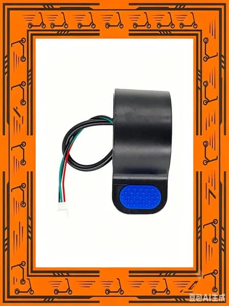 Простая структура, установка для Xiaomi M365, регулятор газа, красный, пластик, 45г