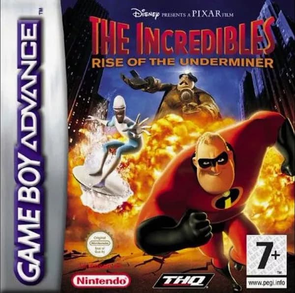 Incredibles: Rise Of The Underminer (Суперсемейка: Подзем.битва.) GBA, рус.версия (Platinum) 64K-211