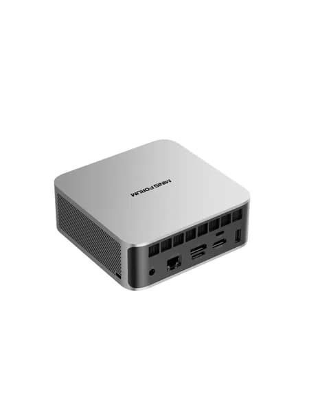 MINISFORUM Мини-ПК X1-255 (AMD Ryzen 7 255, RAM Отсутствует, AMD Radeon Graphics, Windows), X1-255/BAREBONE, серебристый