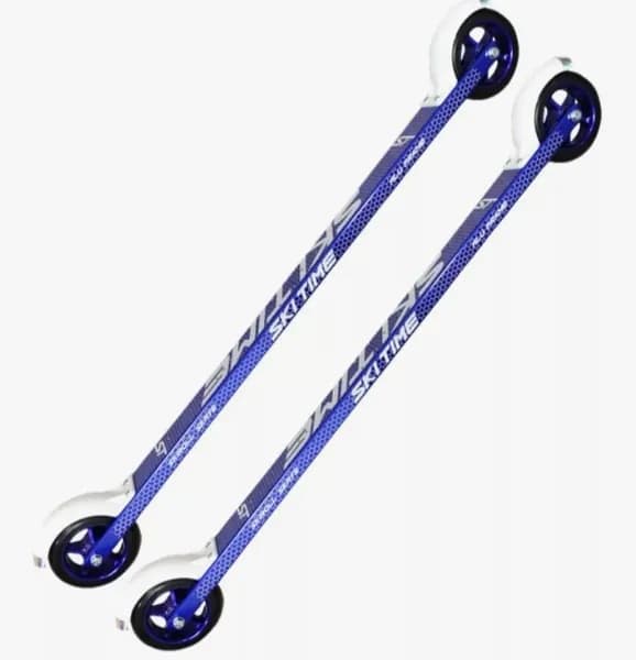Лыжероллеры коньковые SKI TIME Long 100 мм (blue)