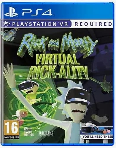 Игра Rick and Morty: Virtual Rick-ality (только для PS4 VR) (PlayStation 4, PlayStation 5, Английская версия)