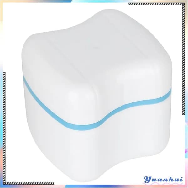 Коробка для зубных протезов, портативная, для пожилых людей