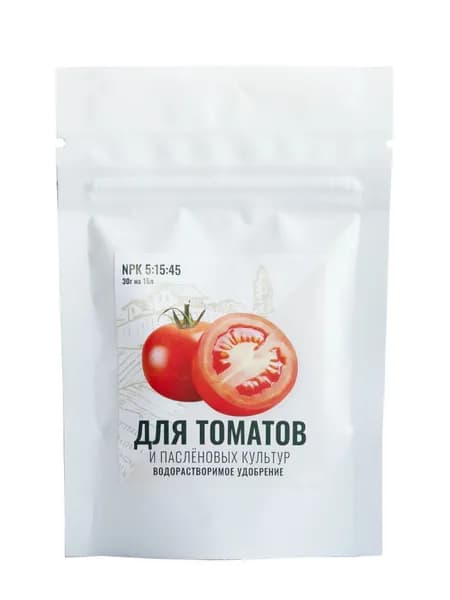 ORGAMIN Водорастворимое удобрение для томатов и паслёновых культур 30г.