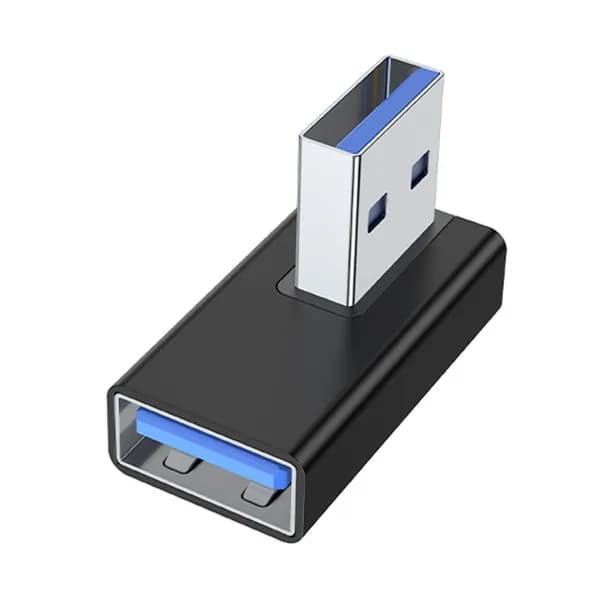 Переходник USB3.0 от мужчины к женщине-черный-справа