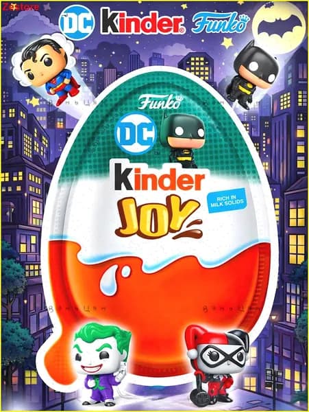 Шоколадное яйцо Киндер Joy DC Super Heroes