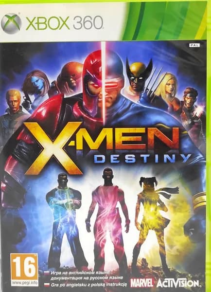 X-Men Destiny Английский язык Видеоигра на диске Xbox 360. Товар уцененный