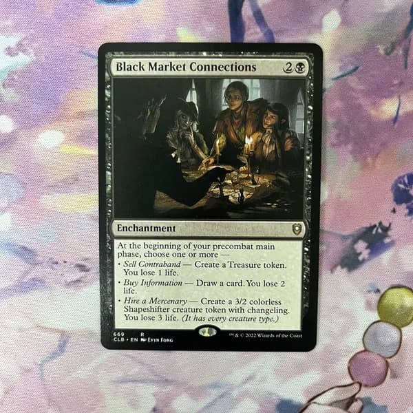 Кастомные прокси-карты высокого качества, MTG PROXY CARDS фойловые карты не, стандартный размер Black Market Connections 669
