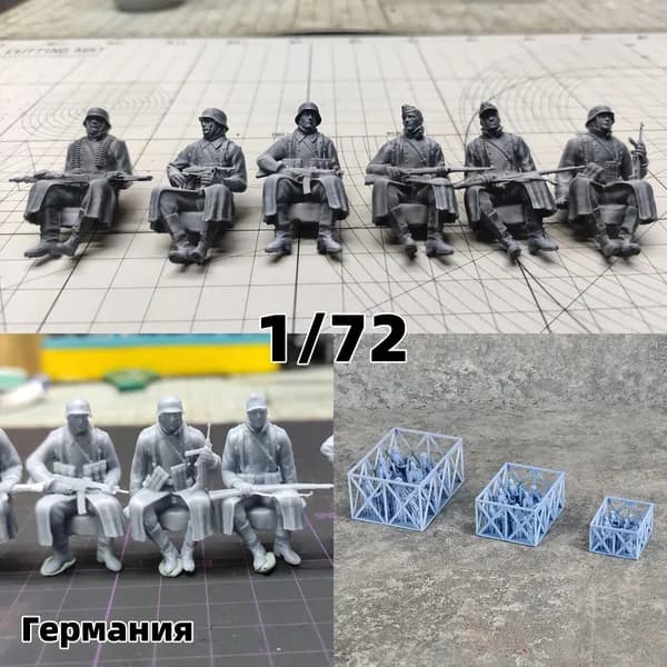 Cor 1/72 сборная модель солдат