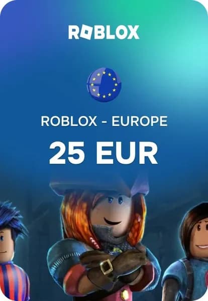 Roblox Европа 25 EUR Карта пополнения