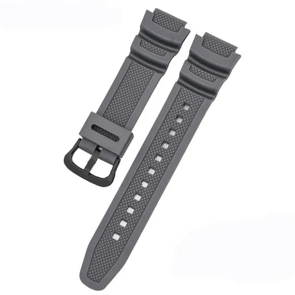 Ремешок для часов 18 мм для CASIO AE1200 / 1300 / 1000 W-219, силиконовая резина WatchBand