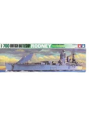 Сборная модель корабля TAMIYA серии 1/700 77502 Линейный корабль Королевского военно-морского флота Великобритании "Родни"