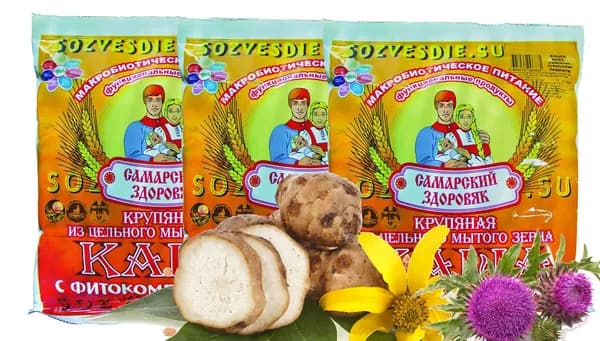 Каша "Самарский здоровяк" №14 Пшенично-рисовая с топинамбуром и дигидрокверцетином