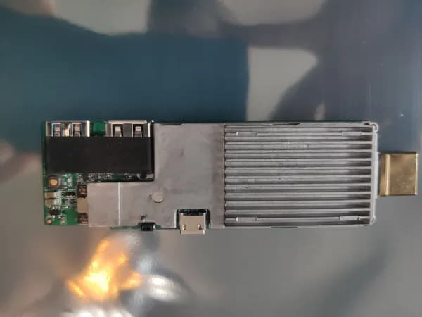 DEPO Мини-ПК DepoXstick (Intel Atom x5-Z8350, RAM 4 ГБ, SSD 64 ГБ, Intel HD Graphics 400, Windows 10 Home), серый металлик