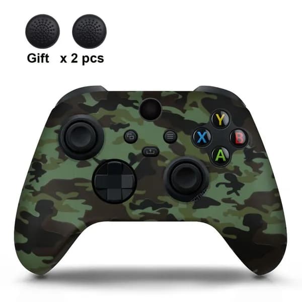 Силиконовый чехол для геймпада / 2 накладки на стики для джойстика XBOX Series X/S