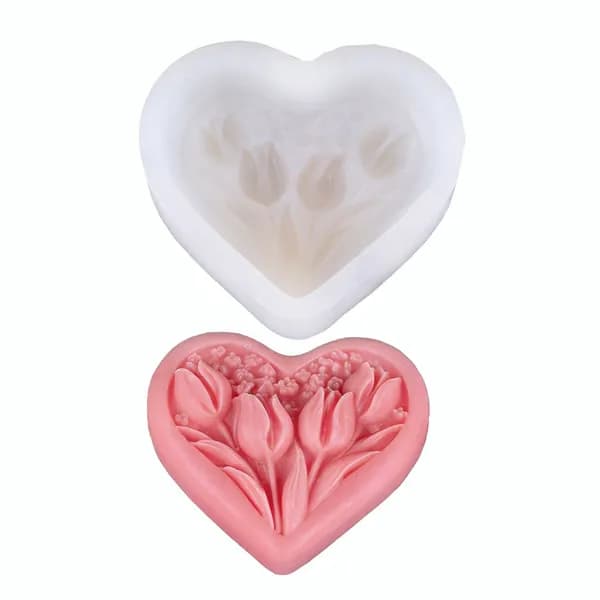 Силиконовая Форма Для Свечи Love Tulip Candle-53