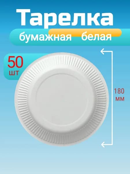 Тарелки одноразовые