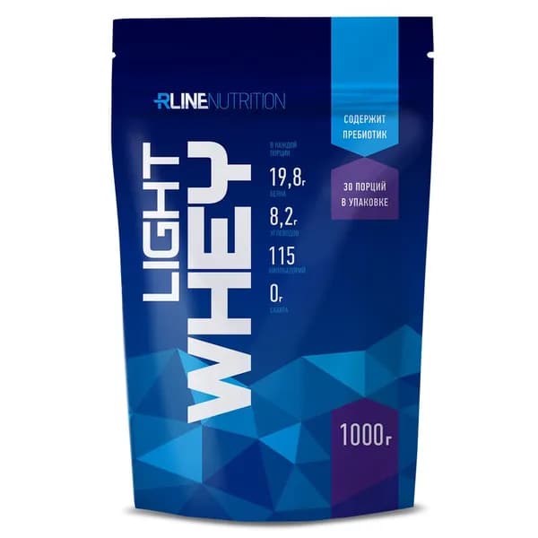 Протеин сывороточный Rline Light Whey, соленая карамель, 1000 г