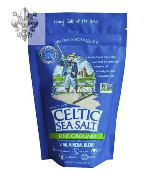 Эксклюзивная смесь минералов Sea Salt, 227 г, Light Grey Celtic серого цвета.