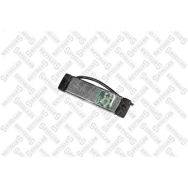 Фонарь габаритный белый прямоуг.светод-ый 130x32 с кабелем0.5м daf,krone STELLOX 87-33532-SX, oem 0867593