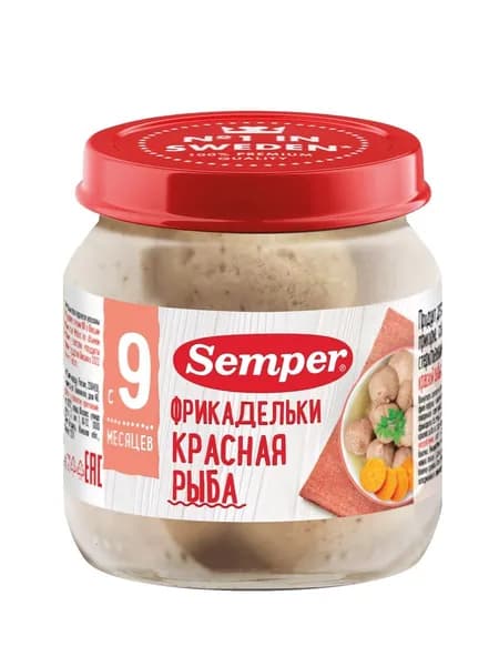 Semper Фрикадельки из красной рыбы 100гр*6шт