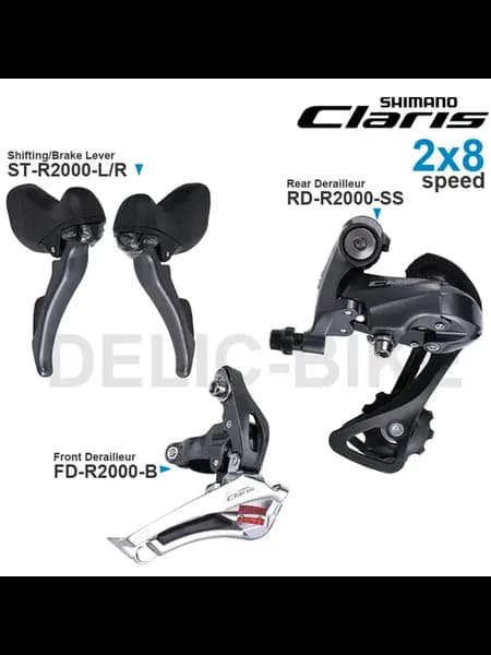 Claris R2000 2x8, комплект трансмиссии, цвет FD(B31