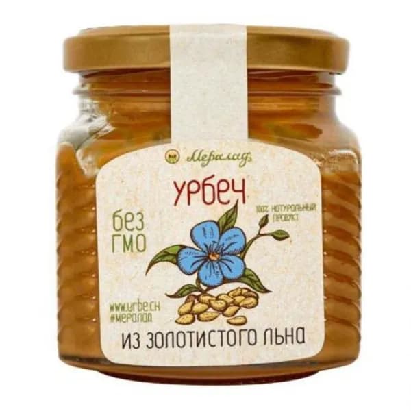 Урбеч из семян белого льна "Мералад", 230 г