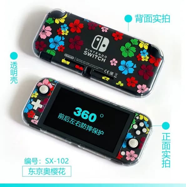Защитный чехол для Switch Lite, полное покрытие верхней и нижней частей, окрашенный защитный чехол для игровой консоли NSL.