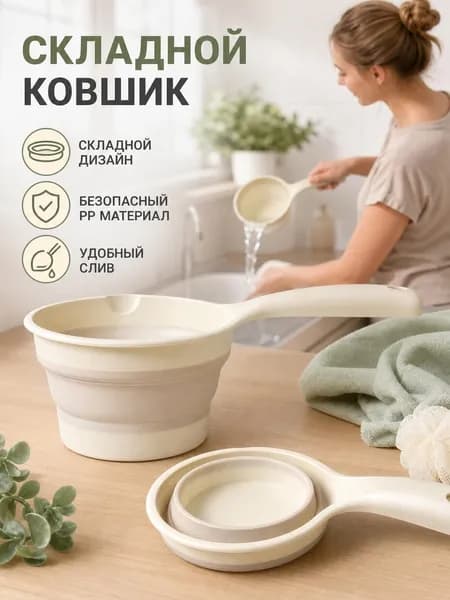 Ковш хозяйственный, 0.1 л, 1 шт