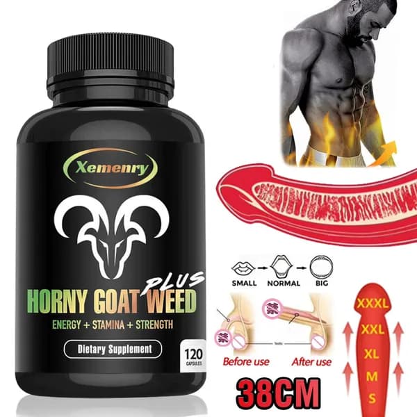 Биологически активная добавка Xemenry Plus Horny Goat Weed - обычно используется для повышения энергии, выносливости и силы.