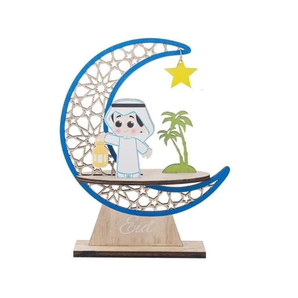 Подставка Eid Mubarak для стола, Синий