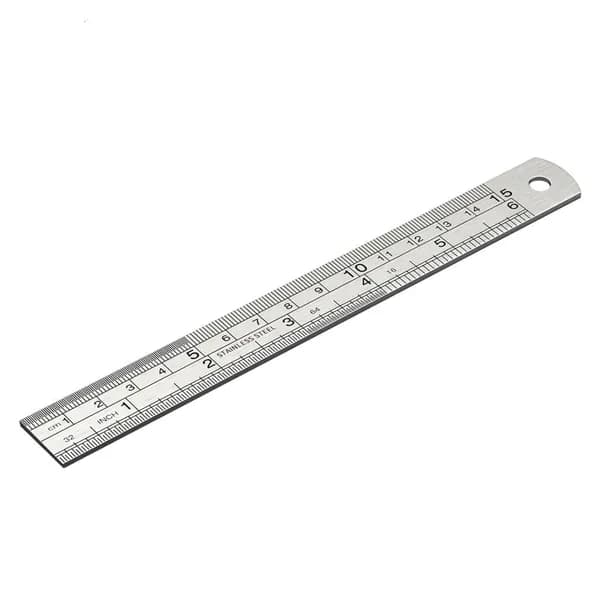 Точный двусторонний метрический масштаб для черчения, 150mm