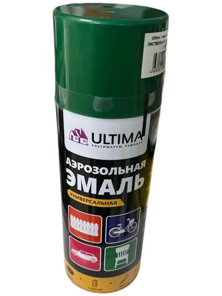 ULTIMA Аэрозольная краска, Глянцевое покрытие, зеленый