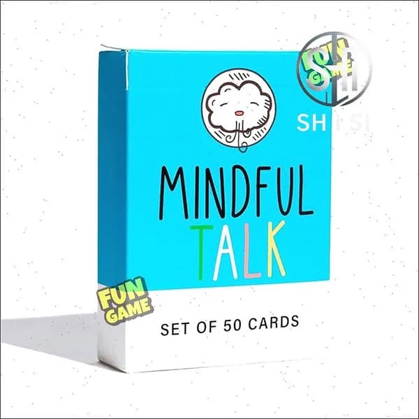 Mindful TalkДетская игра осознанности: карточка осознанного разговора Английский вариант