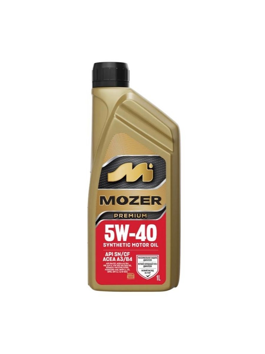 MOZER 5W-40 Масло моторное, Синтетическое, 1 л