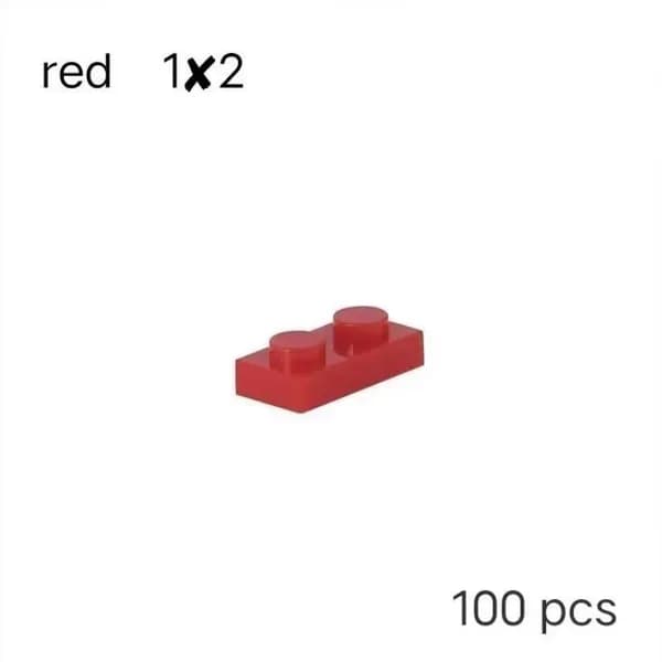 MOC 1x2 небольшие кирпичные строительные блоки совместимые с 3023 основным тонким кирпичом