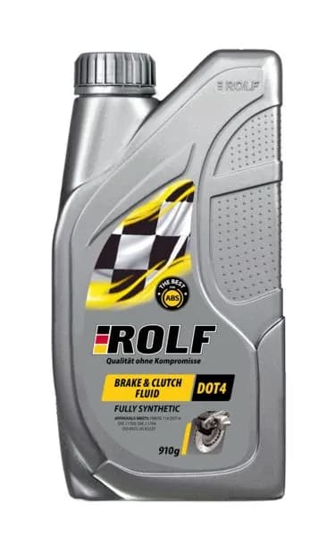 Жидкость тормозная ROLF DOT-4 Brake&Clutch Fluid 910 гр.