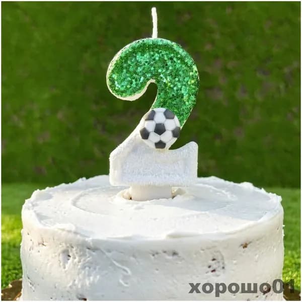 Свечи для торта цифра 0, цифра 1